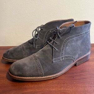 G.H. Bass & Co. Charcoal Suede Chukka Boots